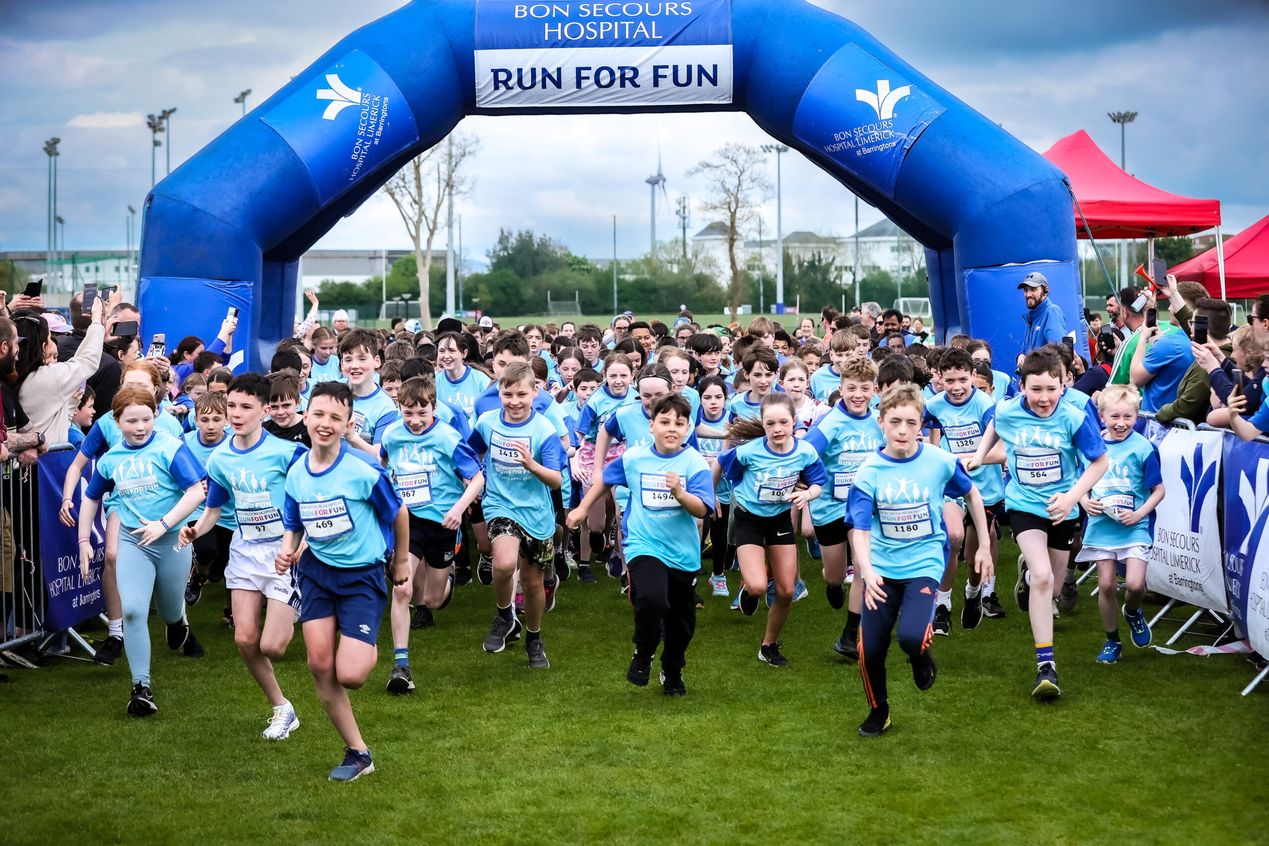 29-04-2023 Great Limerick Run, Bon Secours Kids Run in the University of Limerick.   Picture: Keith Wiseman