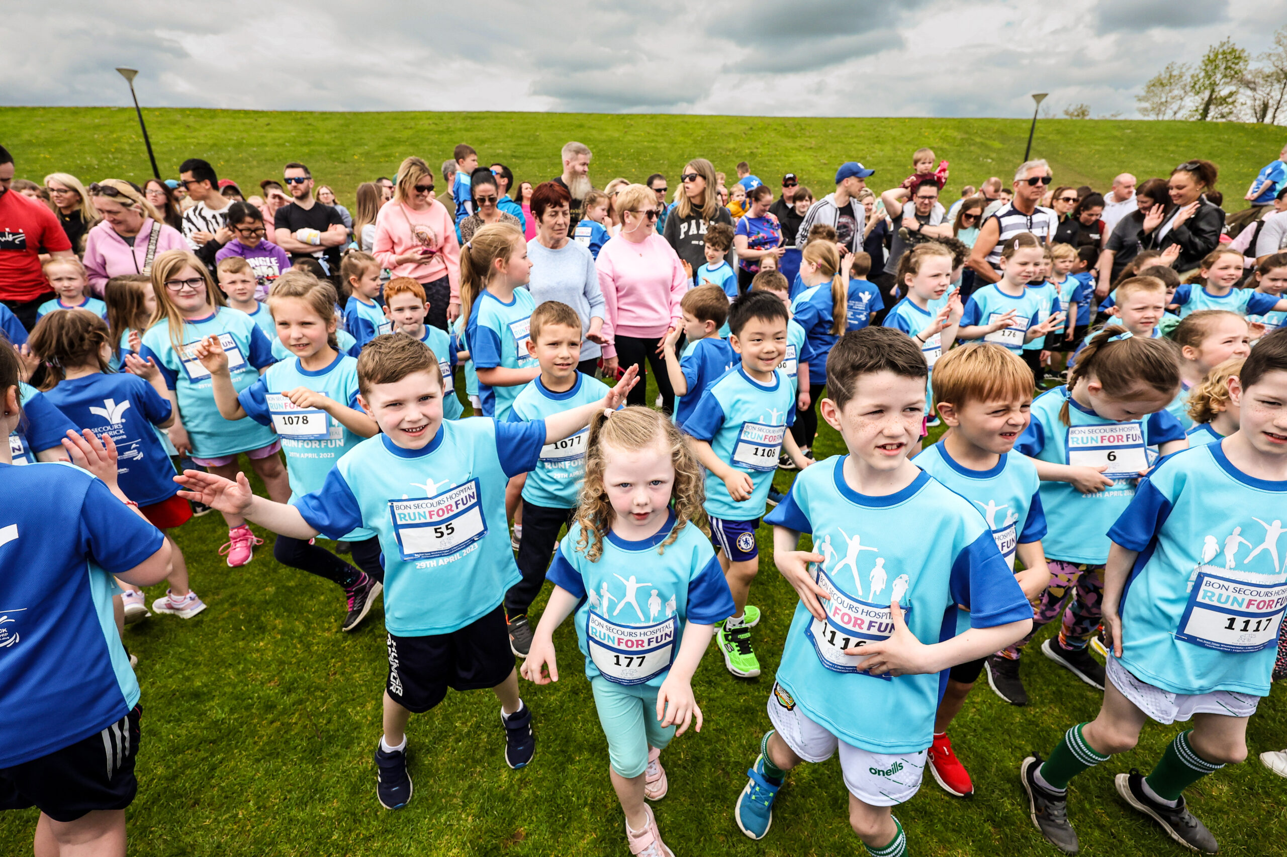 29-04-2023 Great Limerick Run, Bon Secours Kids Run in the University of Limerick.   Picture: Keith Wiseman
